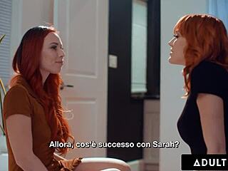 aidra fox seduces bestie kenna james for a passionate lesbian fuck with italian subtitles