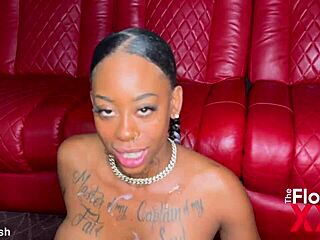 Why resist trailer action with pornstar Baby Gemini taking Musa Phoenix's monster cock on balcony for ebony cum on tits?