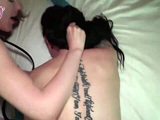 Celestina Blooms gets lesbian rimming with petite teen pussy licking.