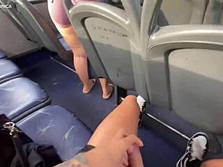 Brazilian Maid Shows Off Big Tits and Ass on Bus Ride