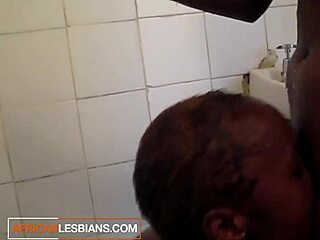 Real black african amateurs try first-time lesbian action by eating each other's tight pussies