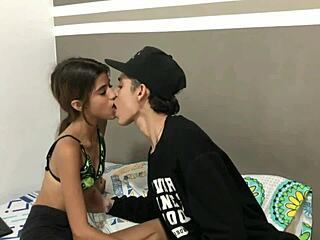 Amateur Blonde Goddess in Lingerie Gives First-Time Interracial Facial with Ball Sucking and Huge Mask of Cum