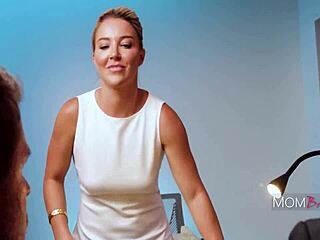 Powerful nympho milf takes control by fucking cops with blowjob and hardcore action in blonde petite interrogation