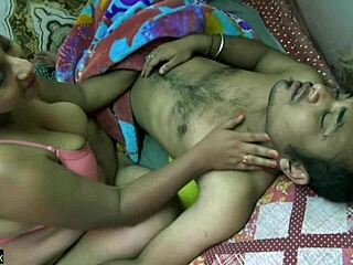 Beautiful Bangladeshi Bhabhi Contrasts Her Cheating Wife Role by Coming at Night for Creampie Sex with Lover in Ranch Setting