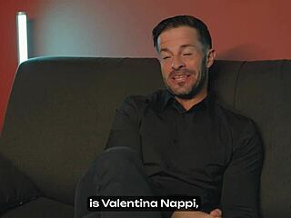 valentina nappi deepthroats then rides huge cock in anal with cumshot