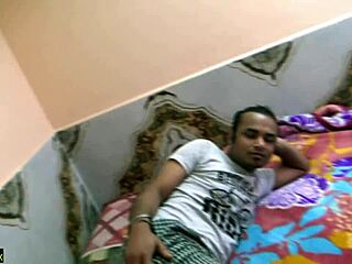 Beautiful Bangladeshi Bhabhi Contrasts Her Cheating Wife Role by Coming at Night for Creampie Sex with Lover in Ranch Setting