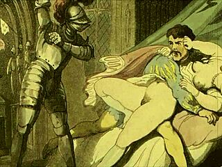 Vintage Erotic Drawings From Antique Retro Collection