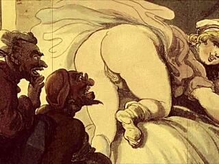 Vintage Erotic Drawings From Antique Retro Collection