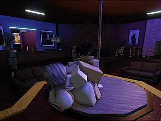 This Roblox slut just bends over doggystyle and begs for breeding like a total whore.