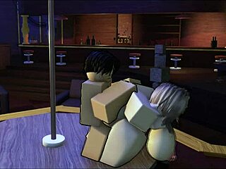 This Roblox slut just bends over doggystyle and begs for breeding like a total whore.