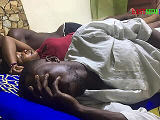 threesome group fucked on family bed with husband brother