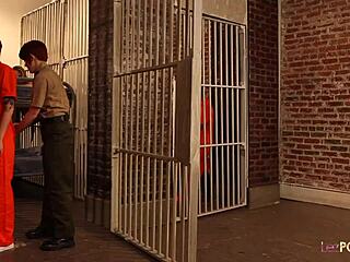 Lesbian redhead uses huge strapon to fuck ebony gal with dreads in shaved pussy action