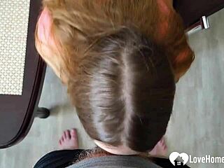 Filthy Step Sis Begs For A Swift Kitchen Cock Pounding!