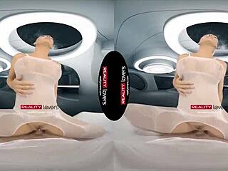 RealityLovers brings a wild foursome fuck scene set in outer space with Czech blondes and brunettes riding cowgirl