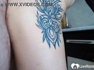 Filthy Step Sis Begs For A Swift Kitchen Cock Pounding!