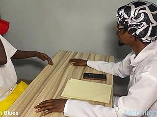 ebony petite 18+ student, why seduce your teacher with big black cock a day before christmas holiday vacation