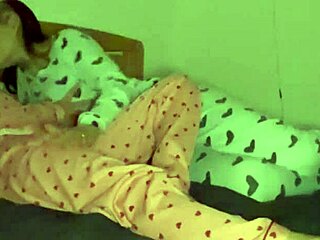 Gentle Caresses Turn Into Intense Lesbian Fucking On Bed!