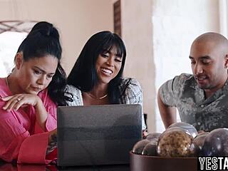 Big boobs Filipina wedding planner fucks Asian client and fiance in cheating threesome