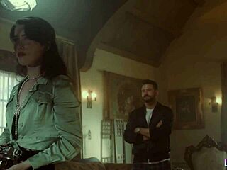 muscular bodybuilder passionately rides and fucks blonde octavia red in cowgirl position