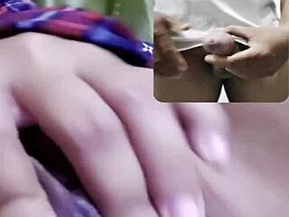 What happens when a philippine girl offers international call sex via whatsapp in a sensual bedroom setting