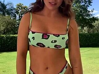 is this gostosa with her boceta jumping out for the argentinian brazilian teen action?