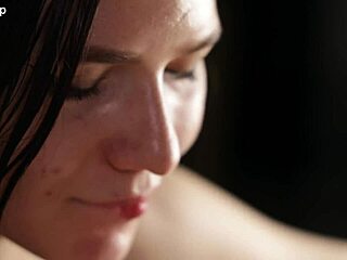 Emma Ester gives this curvy cute closeup blowjob, teasing wet and pretty with cum in mouth fetish 😍💋