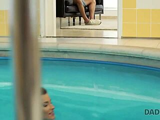 Daddy4k Contrasts Old Man With Young 18+ Czech Girl In Pool Fingering And Cumshot In Mouth