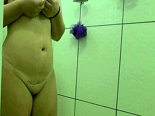 sophie helenass the hot neighbor takes shower after gym session