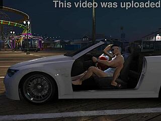 In gta 5, player picks up a prostitute for hooker service.