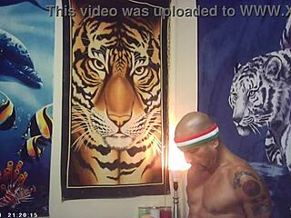 behind the scenes maxxx loadz pounds asian pussy in italian brunette missionary position