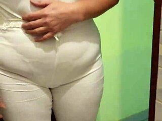 Mom of my best friend finds me masturbating with her thong and sucks me until I cum in her mouth part 1