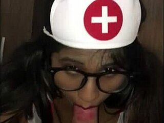 latina nurse, can you check my temperature with that sexy uniform on?