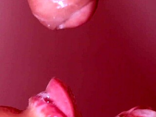 That young stepmom gives such a close-up blowjob