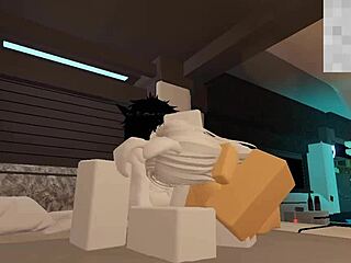 Getting fucked by a random guy in Roblox like a total slut