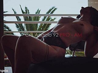 Working Girl Merce Palau Gets Creampie from Cris Angelo in Deepthroat Doggystyle