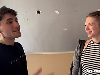 hermosa italian girl eva fay visits horny papi studio for casting interview turning into dirty interracial fucking with cum swallow