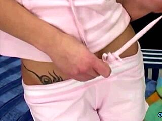 dirty brunette simone deepthroats cock before asshole stretching 😏