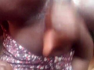 big black kenyan cock unleashes a huge load in solo session