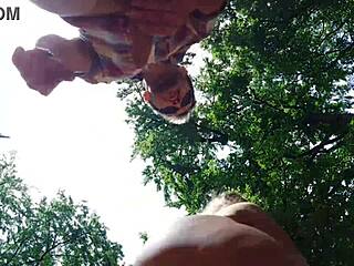 Wild Forest Tease with Sexydeas' Big Ass Adventures and Outdoor Ball Licking.