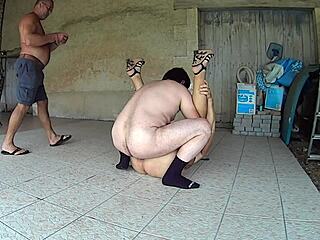 In a raw encounter, old Suzi gets fucked hard like a total whore in every position.