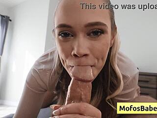 Can This Natural Busty Teen Blonde Suck Dick And Slide It Wet In Her Moist Cunt? Chloe Rose And Charles Dera Show How!