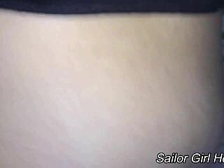 house was empty so he came over right away to eat me out