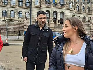 silvia dellai takes intense double anal by the pool from three guys. she swallows every cum drop non-stop.