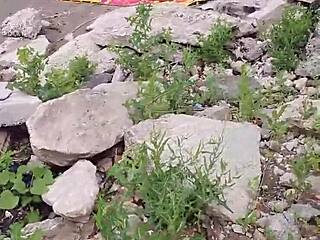 Beautiful Blowjob On The River-Cristallgloss Vertical 4k With Cum In Mouth And Deepthroat!