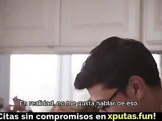 Two beauties dive into wild threesome sex with blowjobs and creampie action 😈 - Spanish sub