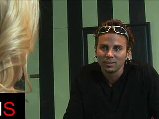 i love when beautiful blonde milf rides my big cock hard with rimjob and swollen shaved pussy action