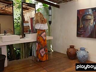 Glamorous Naked British Muse Bexie Williams Strips With Big Natural Tits For Playboy Magic!