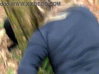 hey, check out this passerby roughly fucking a milf peeing in the bushes 😈🍆