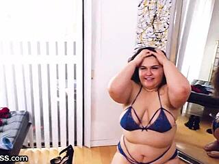 Blowpass features a blowjob from bbw stepmom Karla Lane with deepthroat and face fucking