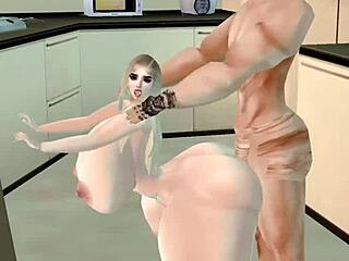 Follando una tetona deliciosa de culo gigante en anal sexy 😍🍑🔥